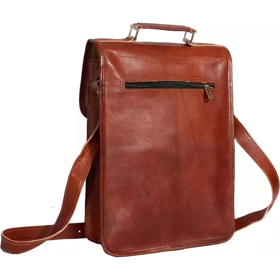 Men's Vintage New Leather Satchel Messenger Shoulder Cross Body Bag