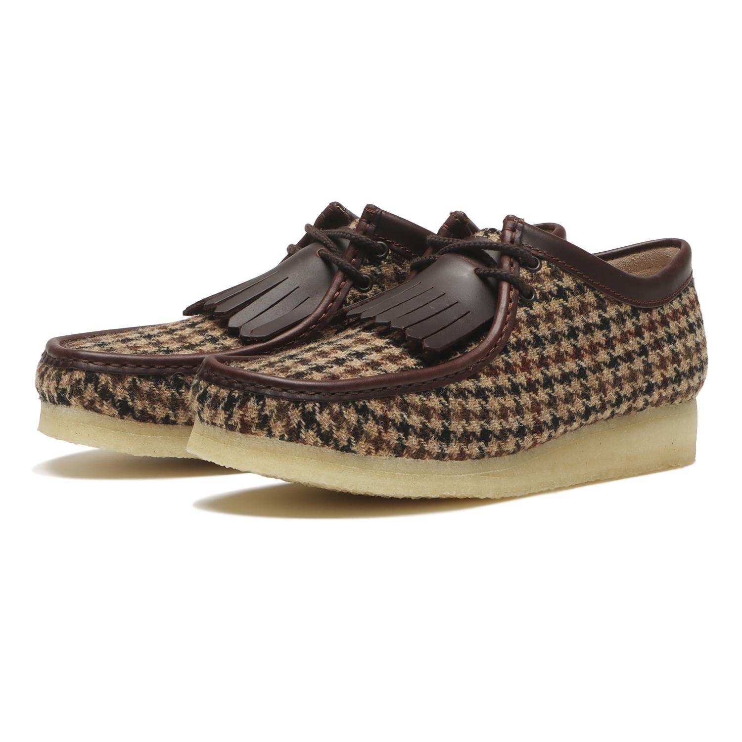 26182791 Harris Tweed A Clarks Wallabee Brown Tweed Combi ( Men s )