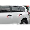 For Lexus GX460 2010-2022 Glossy Black Side Smart Door Handle Cover Trim 8pcs