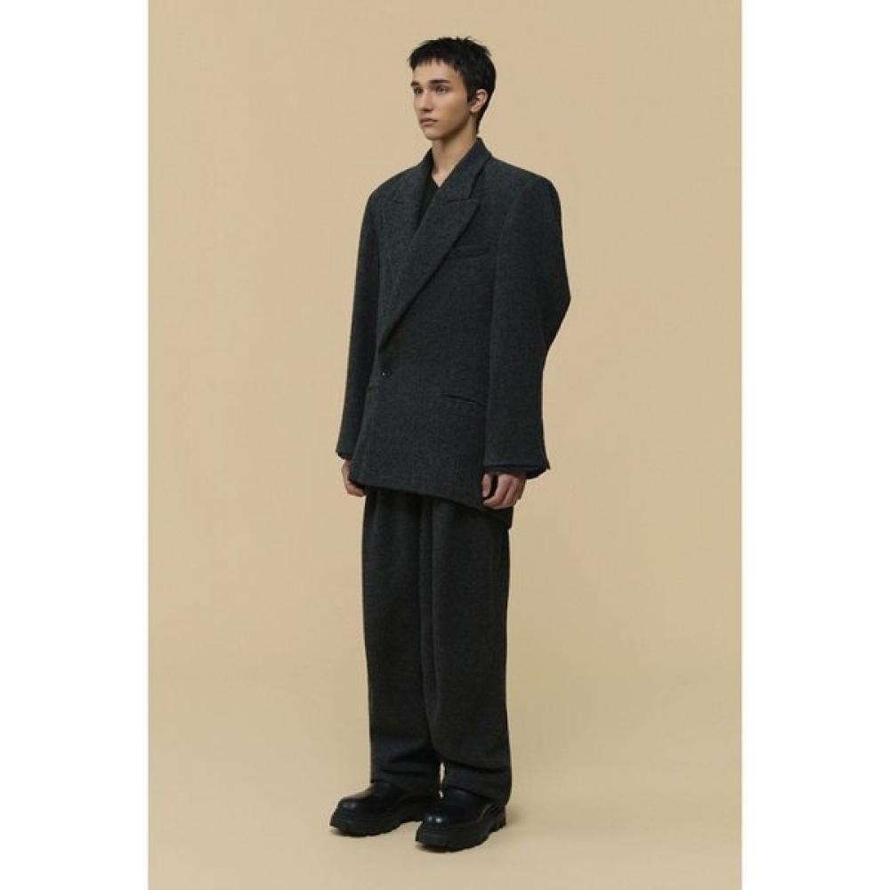 Customellow Wool Falling Back Jacket Grey Cwjaw25991gyx