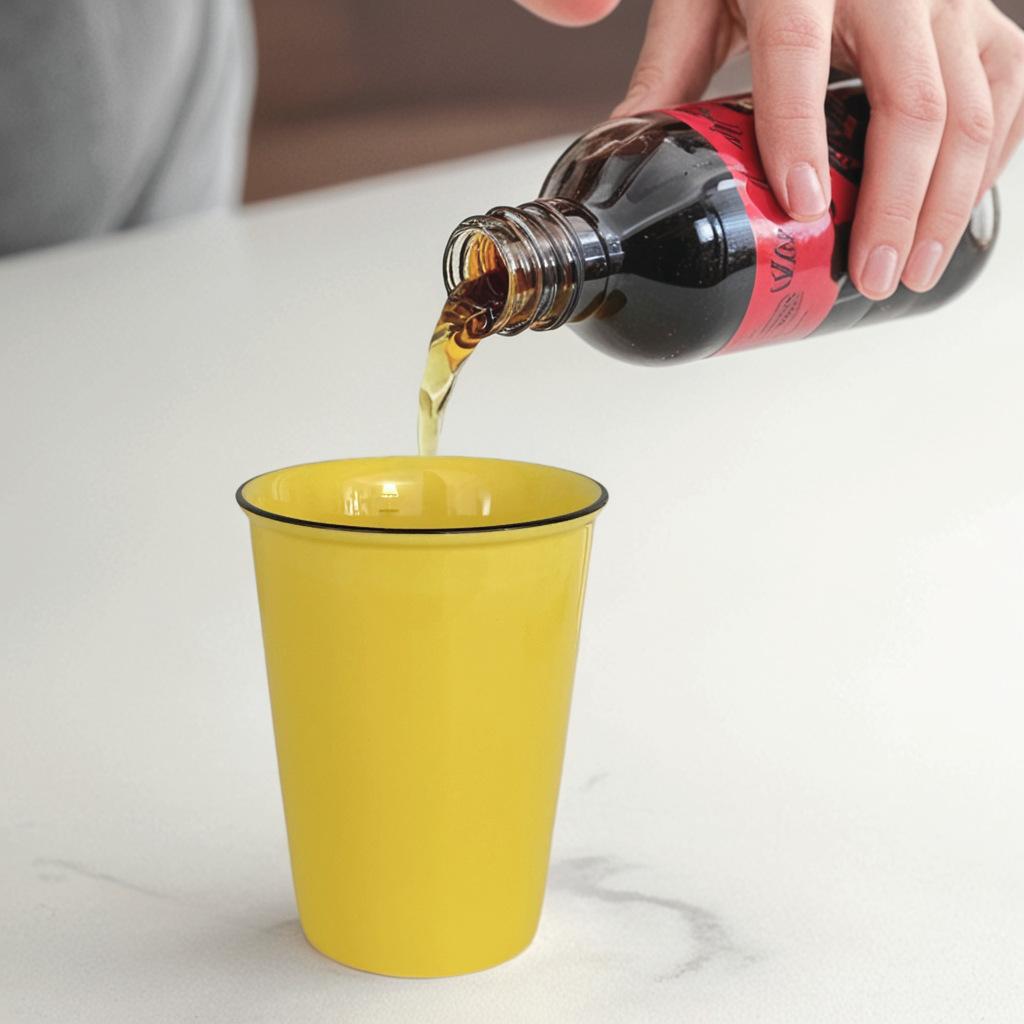 Direct drinking easy-to-use cup water cup popular high-value Xiaomi yellow ceramic cup Coke cup Utrul outdoor simple water cup