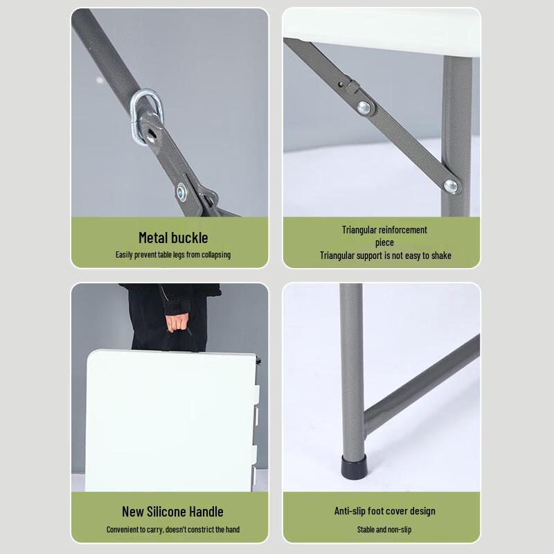 Portable Folding Picnic & Multi-Purpose Table