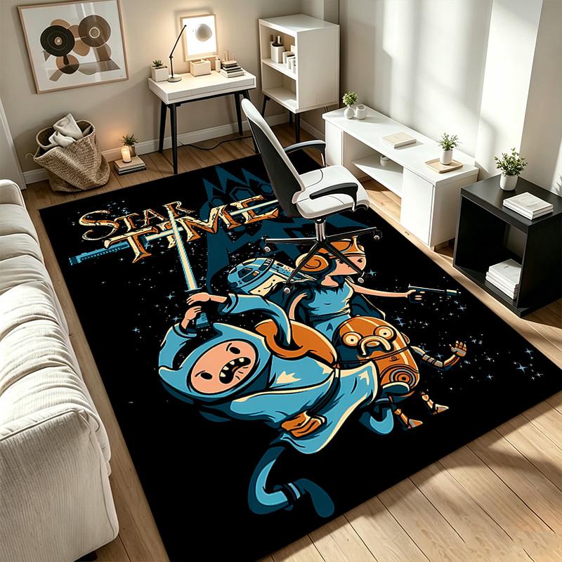 Adventure Time  A rug suitable for office chair areas living rooms and computer desks perfect for home offices and an ideal holiday gift