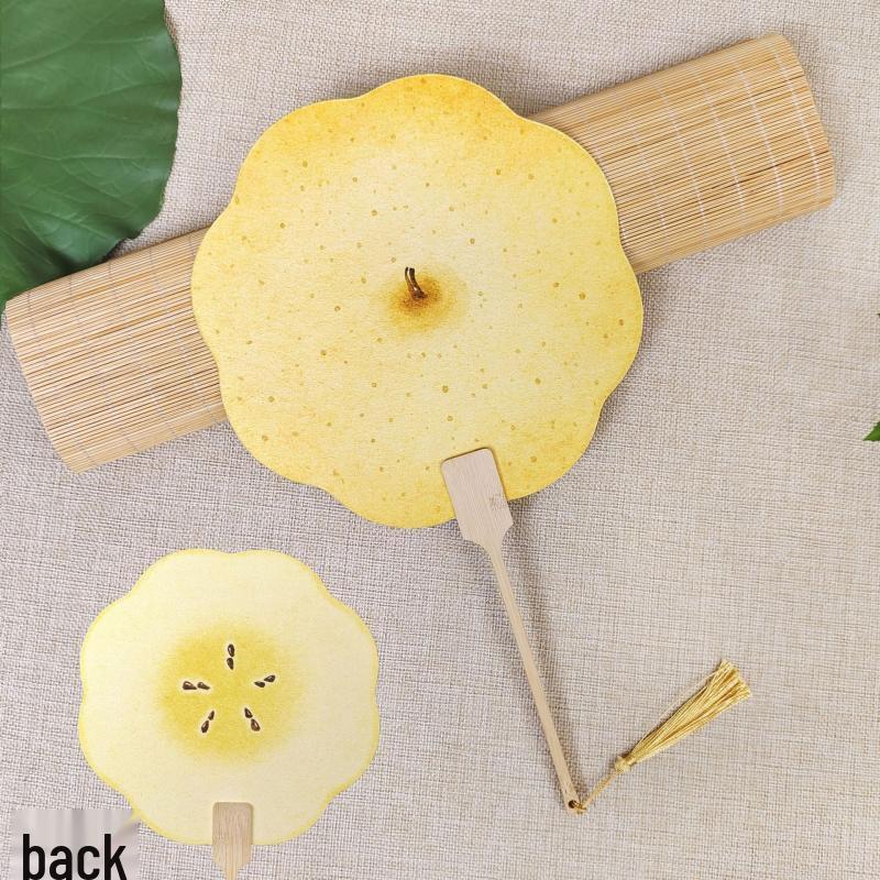 Qingxi Yilin Hand-painted Fruit Tuan Fan - Set of 5