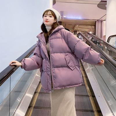 Women Short Jacket Winter Thick Hooded Cotton Padded Coats Female Korean Loose Puffer Parkas Ladies Oversize Outwear