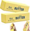 Brinquedo de Aperto Butter Squishy de Subida Lenta, Butter Stick Macio Elástico Alimentar Squishy, Brinquedo Sensorial Fidget para Alívio de Stress Ansiedade