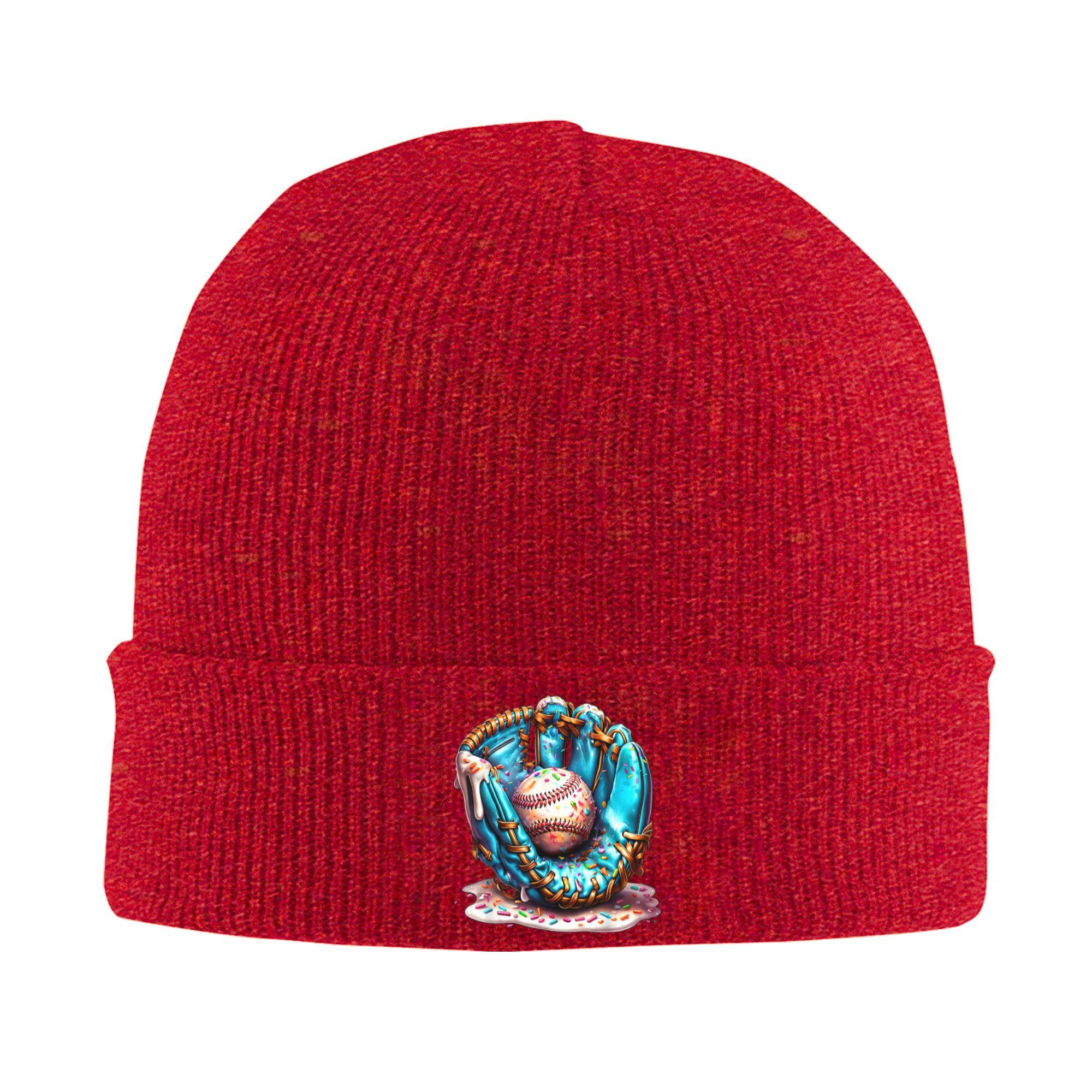 Baseball Lifestyle 101 Apparel Youth Baseball Drip Ice Cream Knitting Hat Beanie Hats Gym Men Bonnet Hats Autumn Design Caps One Size