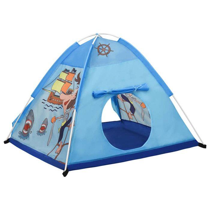 93679 vidaXL Tente de jeu pour enfants Bleu 120x120x90 cm
