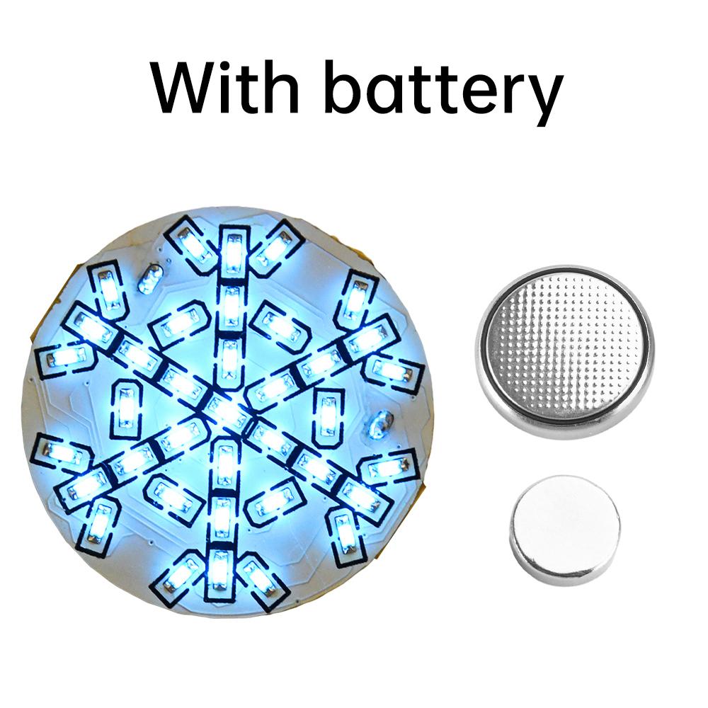 

8 режимов имитация снежинки лампа магнитное управление беспроводной светодиодный светильник 26 мм круглый интеллектуальный энергосберегающий мини декоративный светильник