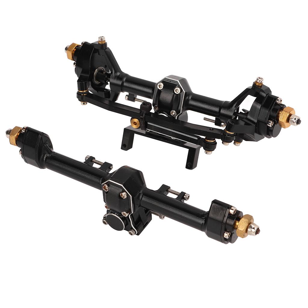 RC Front Rear Axle Assembly CNC Machined Hardened Steel Aluminum Alloy RC Front Rear   Axle for   SCX24 1Celsius24