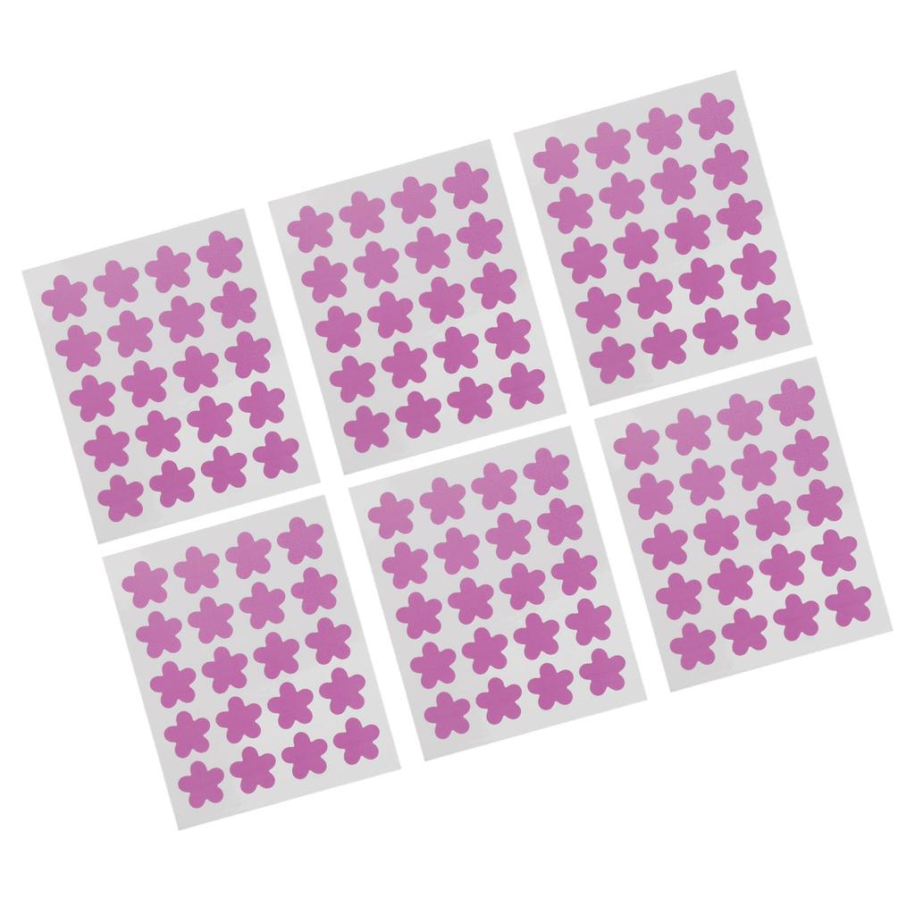 120 de bucăți autocolante de detectare UV pentru protecție solară plasturi de protecție solară reutilizabile în formă de floare pentru protecție UV