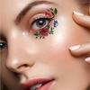 Vibrant Waterproof Eyeshadow Tattoo Stickers for Women Floral and Foliage Designs Perfect for Valentine's Day Halloween Christmas Stage Shows