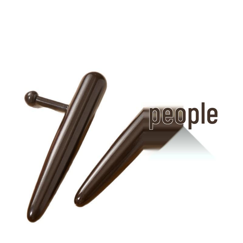 Sandalwood Acupoint Massager Stick - Traditional Chinese Meridian Tool, Wooden Full Body Fascia Scraper