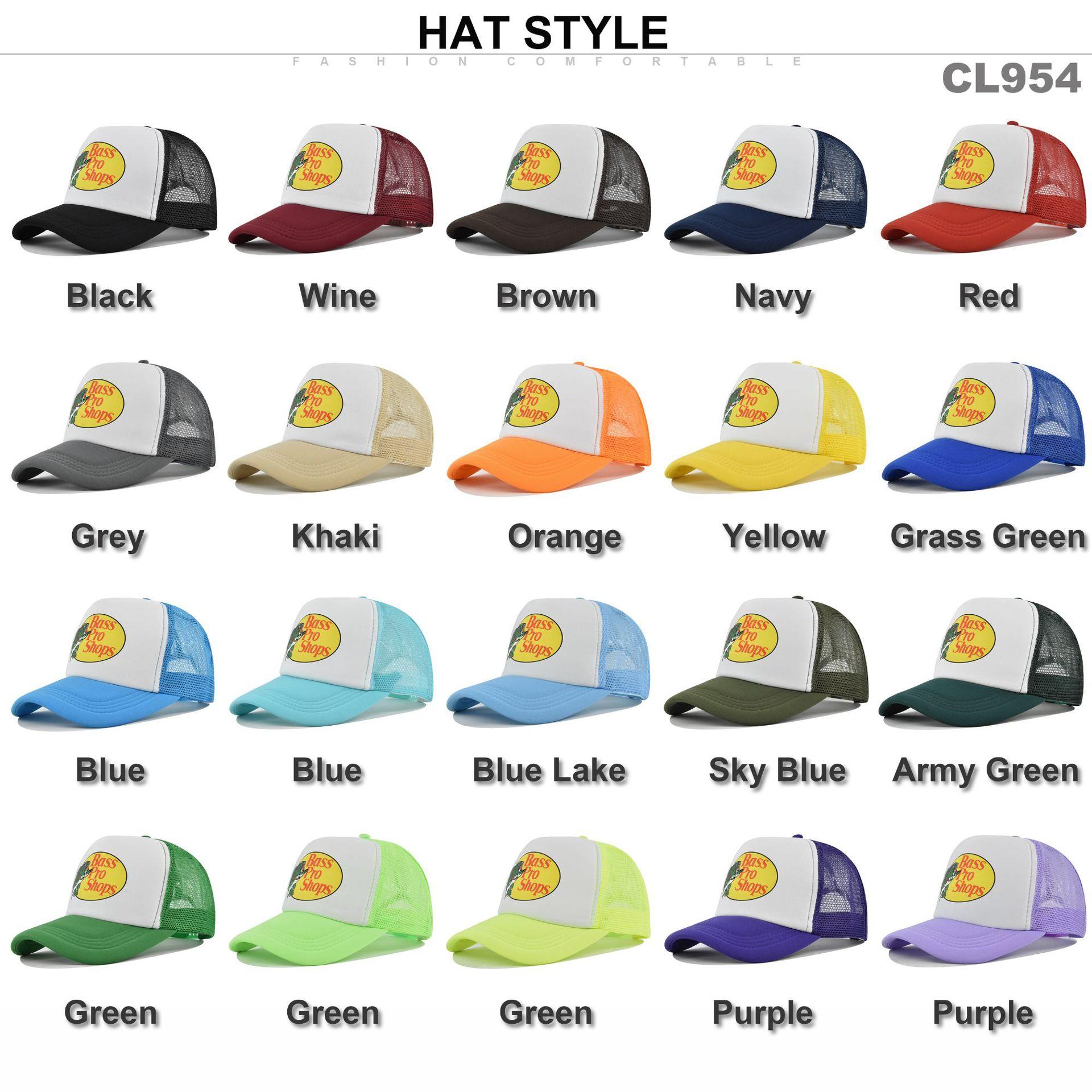 Cool Hat Women's Baseball Cap Fish Silk Screen Mesh Peaked Cap Men's And Mesh Cap Hiking Travel Sun Hat Cm