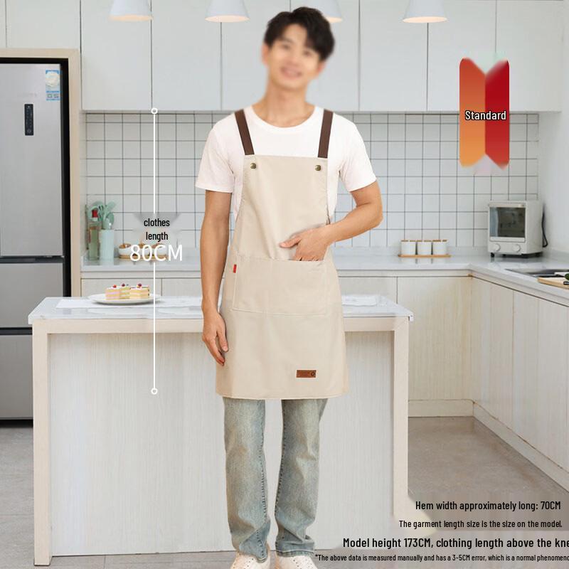 Men s Grey-White Cleaning Apron (5-Pack)