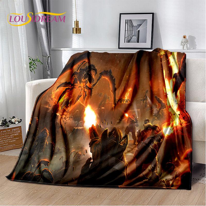 DRG Deep Rock Galactic Game Gamer Soft Plush Blanket,Flannel Blanket Throw Blanket for Living Room Bedroom Bed Sofa Picnic Cover