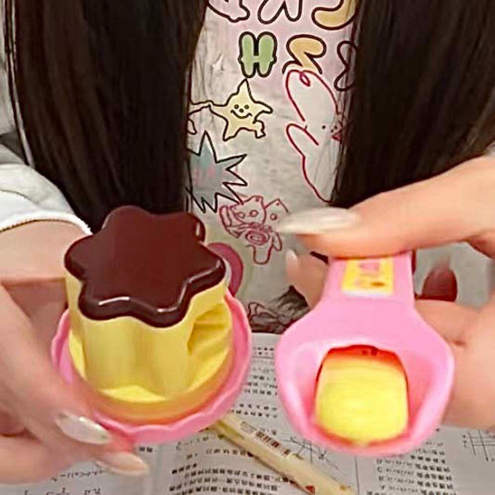 Simulation Pudding Feeding Toy Food Feeding Play House Toys Strawberry Pudding Toy  Children's Toy