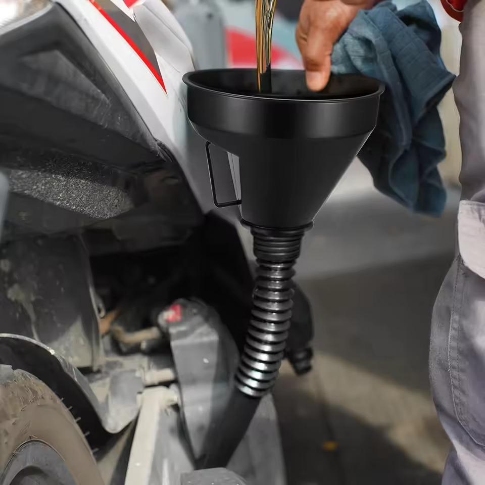 3pcs Funnels Automotive Coolant Funnel Kit Oversized Large Workshop Accessories Car Plastic Tools Oil Fuel Engine Change Filling