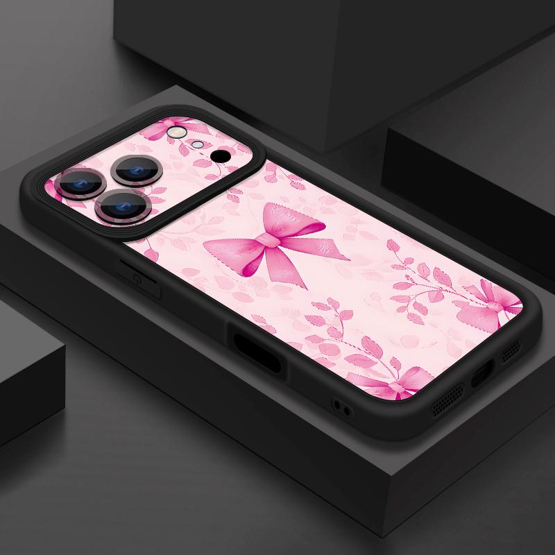 Colorful Bowknot Pattern Soft Phone Case For iPhone 17e 17 16 15 14 13 Pro Max 17 Pro 16e 11 Shockproof TPU Silicone Back Cover