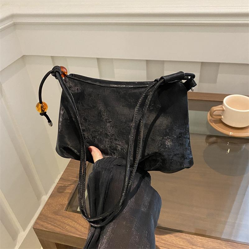 Women'S Bag Fashion Small Square Bag Texture Pu Shoulder Bag New Chinese Style Underarm Bag
