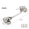 Cabin Hook Eye Lock With Safety Switch Hook Door Eye Latch Silent Catch Holder With Screws Storage Hooks