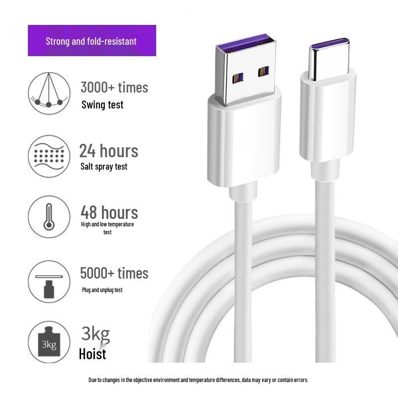 Super Fast Charging Type-C Cable for Huawei/Xiaomi 5A