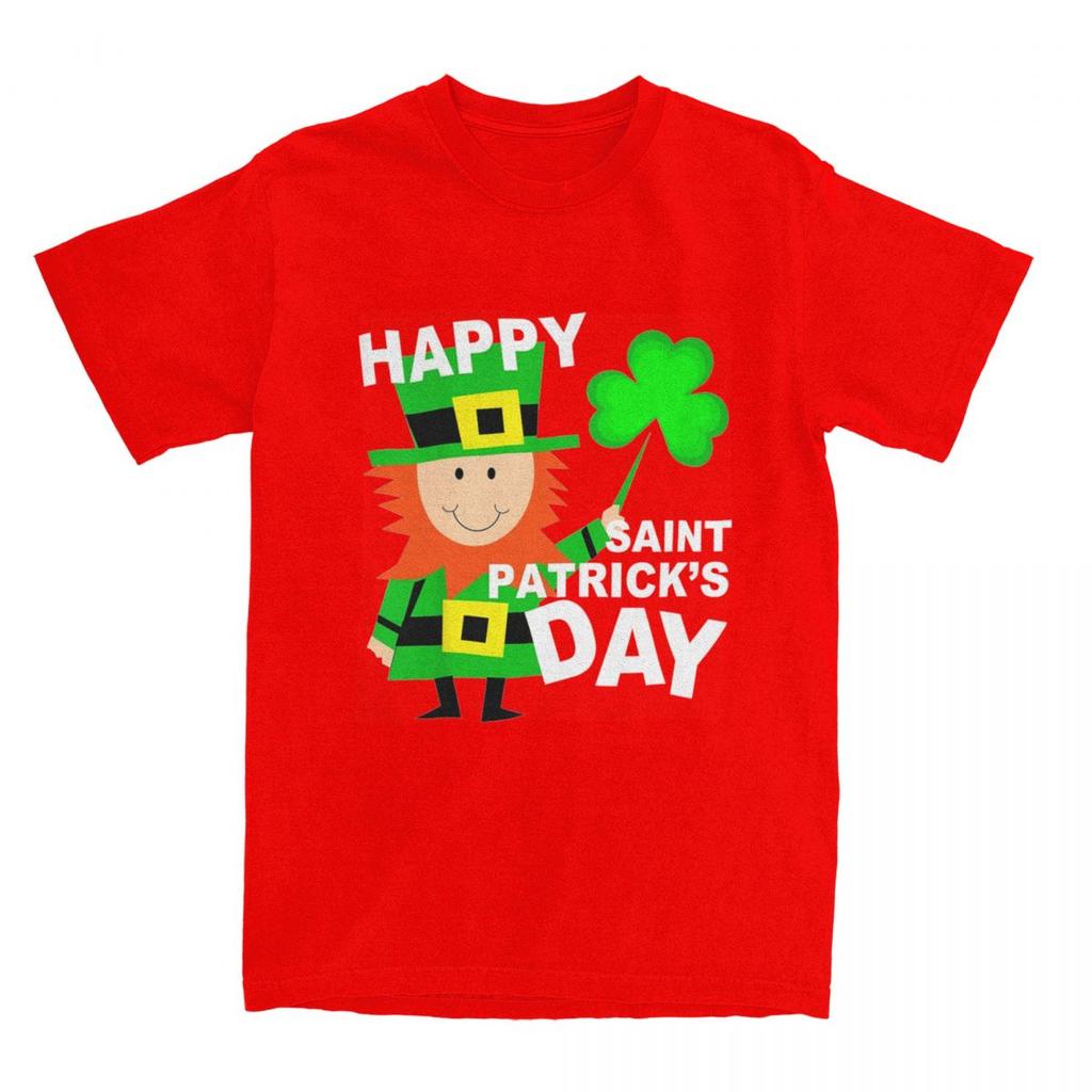 Men Women's T-Shirt Saint Patrick's Day T-Shirts Popular Family Day Beach Tees Funny Design 100 Cotton Clothes Plus Size 5XL