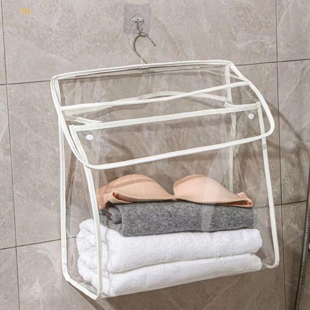 PVC Wall Hanging Bag Waterproof Shower Accessories High Quality Toiletries Organizer  for Bathroom
