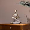 Yoga Statues Figurines Resin Crafts Ornament Yoga Girl Statue Yoga Sculpture for Desk Living Room Office Yoga Studio Shelf