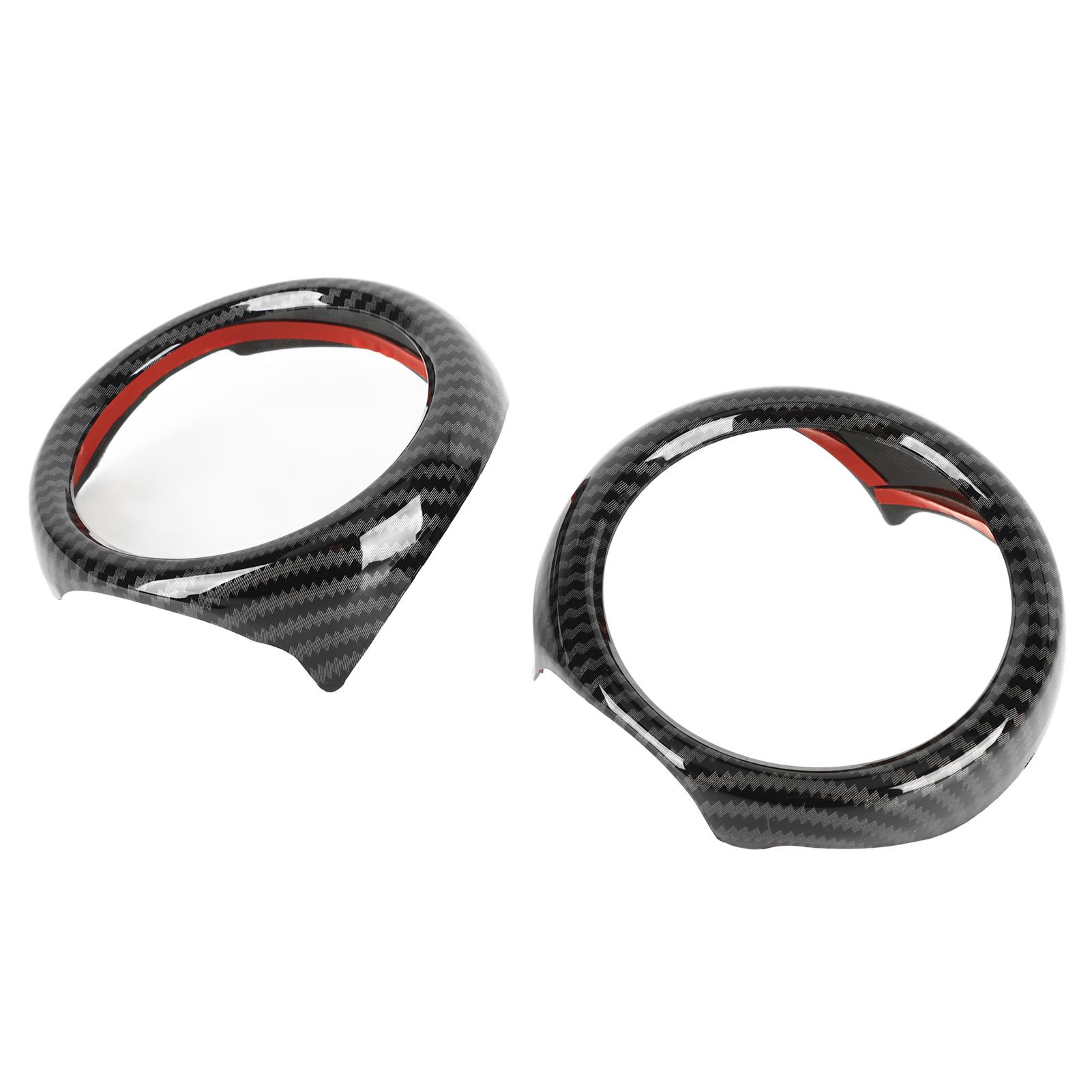 

2 шт. крышка кольца воздухозаборника автомобиля карбоновое зерно гладкая поверхность устойчивая к царапинам замена для Clubvan