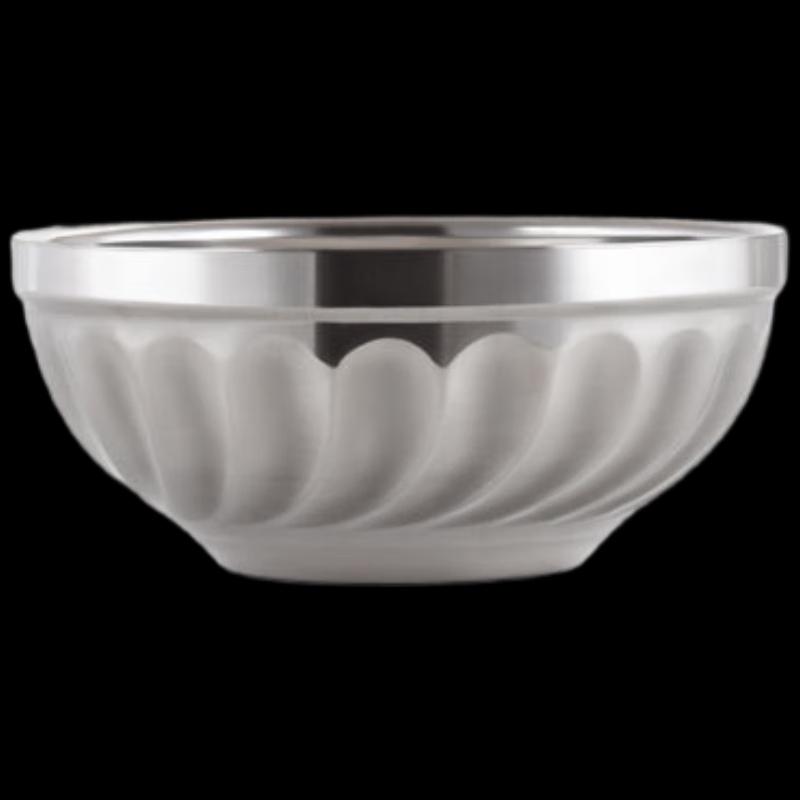 Linpan Thickened 304 Stainless Steel Lily Bowl