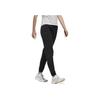Adidas Solid Color Logo Print Drawstring Waist Sports Pants Women Bottoms Black DM5267