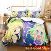 New To Love Ru Bedding Set Duvet Cover Sheet Printed Bed Set Pillowcase Bed Full Queen King Size Comforter Bedroom