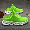 Fashion New Half Sneakers Men Fashion Casual Shoes Men Breathable Knit Lightweight Sports Outdoor Slip on Cushioning Walking Slippers