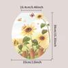 Butterfly Sunflower Bathroom Wall Sticker Home Decor Toilet Lid Decoration Wall Decals Waterproof Toilet Stickers