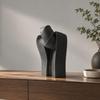 Abstract Twisted Decorative Sculpture Contemporary for Entryway, Reception Area