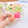 Crystal Ice Jelly Squeeze Toy TPR  Soft Fruit Stress Reliever Mud Texture Fidget Sensory Toy for Party Game Relaxation Tool