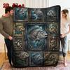 Marine Fish Collection 2D Flat Pattern Flannel Blanket, High quality All Seasons, Home Decor, Warmth and Comfort, Perfect for Christmas Gifts.