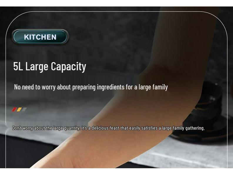 Stainless Steel Electric Meat Grinder and Multi-Functional Food Processor: Mixer, Dough Kneader, Juice Extractor, and High-Power Meat Mincer