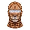 Fleece-Stoff Sturmhaube Skimaske mit 3D-Charaktergesicht, Warmer Kopf- und Nackenschutz für Outdoor-Sportarten und Kostümwear