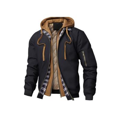 Herren Herbst Winter Warme Jacke Outdoor Mann Dicke Windjacke Wandern Kapuzenmäntel Herren Thermisch Sport Reißverschluss Parkas Jacke