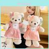 Charming Blue And Pink Princess Bear Plush Stuffed Animal Perfect For Festive Gifts