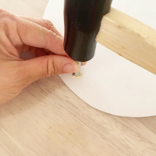 5mm Double-Sided Brass Eyelets, Gold/Gold, for Crafts, Hole Reinforcement, Leather, Canvas, Bags, Leather Craft Materials, Set of 100, Craft Parts Sho