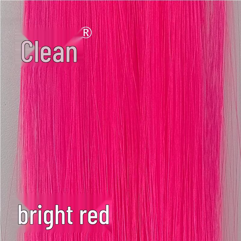 Rainbow Clip-In Hair Extensions - Full Pack of Colorful, One-Piece Hair Pieces
