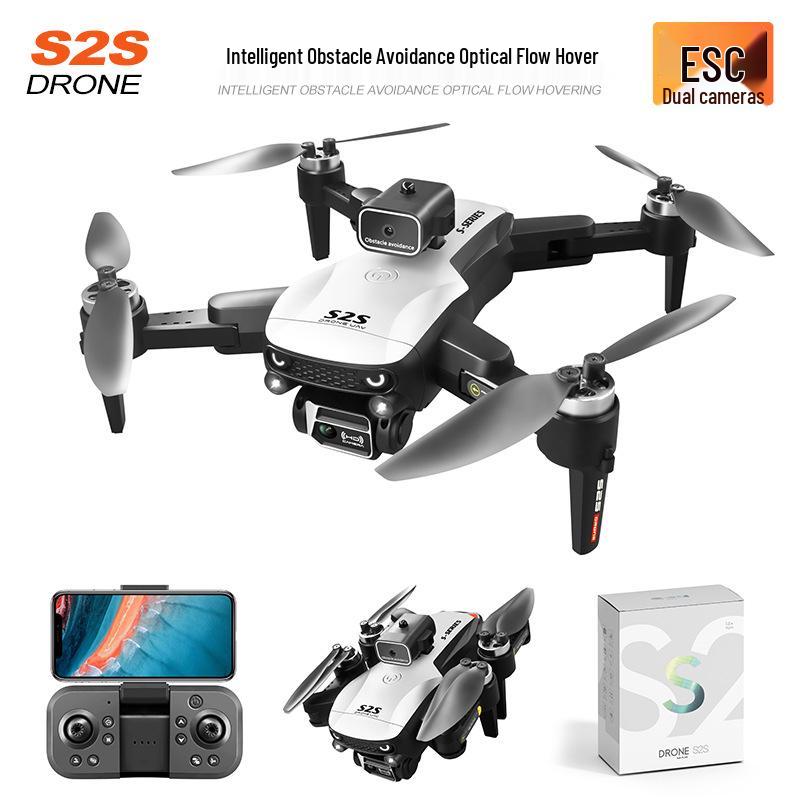 S2S Dual Lens Drone: Brushless Motor, Obstacle Avoidance, Optical Flow Positioning, Long Endurance, Remote Control Aircraft.