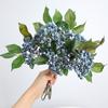 6pcs Artificial Berry Stems Bundle Christmas Red Fruit Fake Flowers Branches for Home Wedding Decor Vase Not Included
