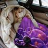 FNAF Purple Haze Flannel Blanket Soft Warm Skin-Friendly Nap Throw For Office Home Sofa Bed Cover Travel Camping Trendy Gamers