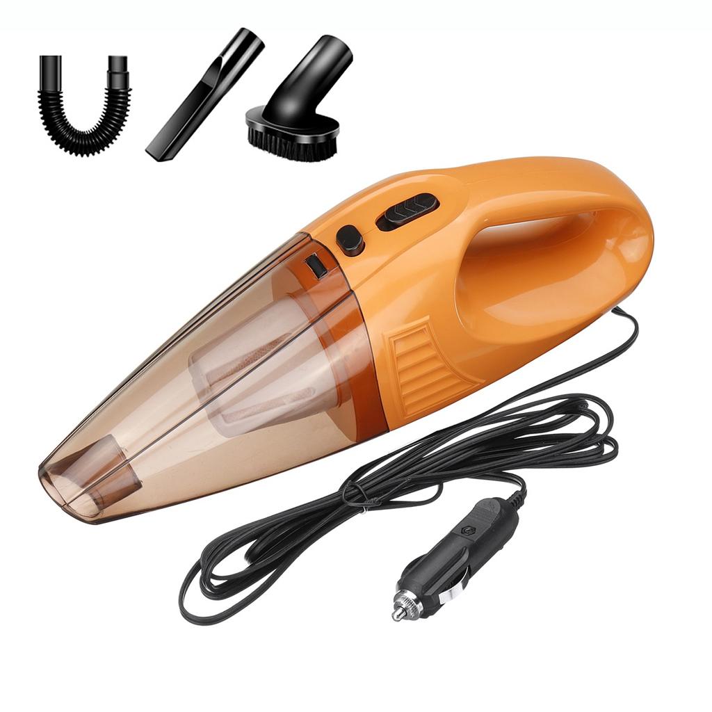 3-in-1 Tragbare Autostaubsauger, Wasserdichter Auto-Staubsammler, Handstaubsauger-Set mit Kabel (100W 3200pa Starke Saugkraft)