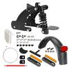 Xiaomi Mi 4 Pro Scooter Black Rear Suspension with Fenders Electric Scooter Upgraded Rear Suspension Rear Shock Absorber Accessories with Fender Parts