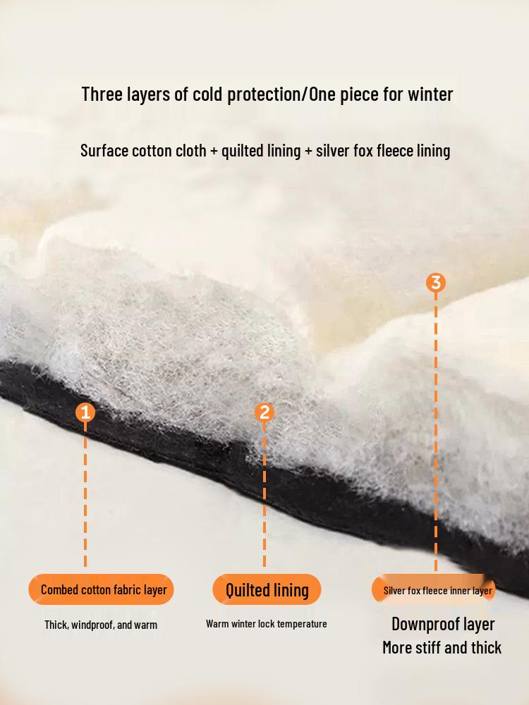 Jingqi Fleecegefütterte Winterhosen für Mädchen - Warme, modische Baumwoll-Oberbekleidung